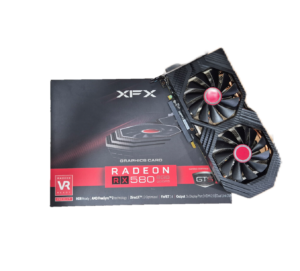 کارت گرافیک RX580 استوک در حد نو پلمپ کارتن دار