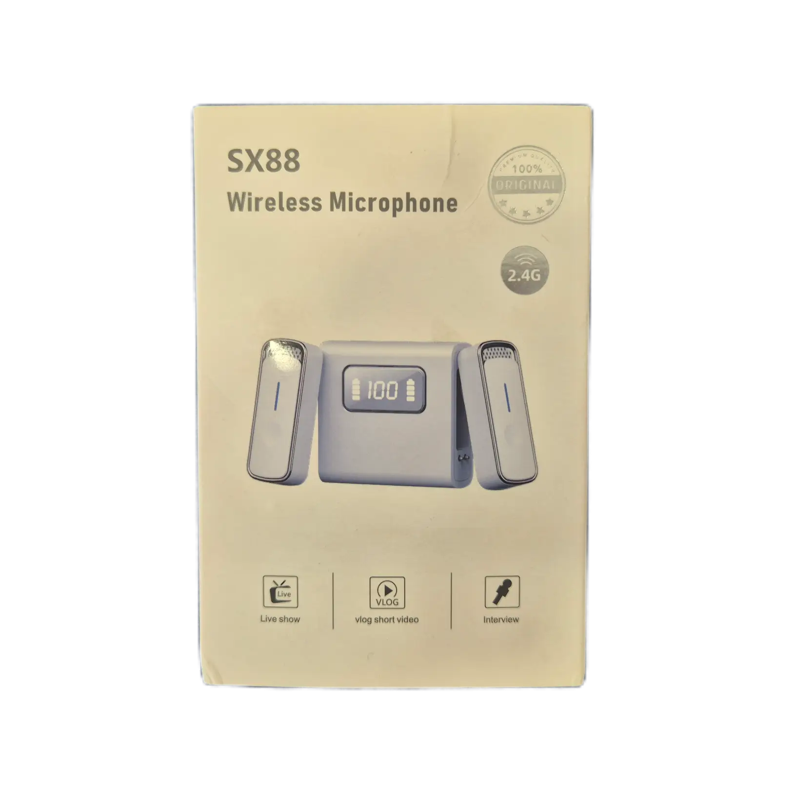 میکروفون وایرلس SX88 | میکروفون یقهای بیسیم با حذف نویز