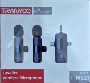 میکروفون وایرلس Tranyoo T-MC21 | میکروفون یقه‌ای بی‌سیم