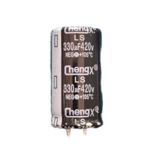 خازن الکترولیتی ChengX 330uF 420V اورجینال استوک با تخفیف ویژه